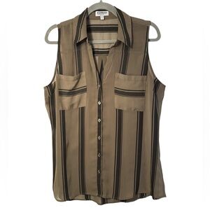 Express Striped Portofino Sleeveless Top